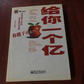 给你一个亿：天使投资人写给有梦想的创业者