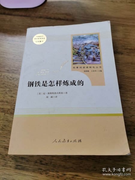 统编语文教材配套阅读 八年级下：钢铁是怎样炼成的/名著阅读课程化丛书