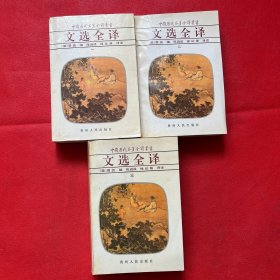 中國(guó)歷代名著全譯叢書 文選全譯；1，2，3（三本合售）