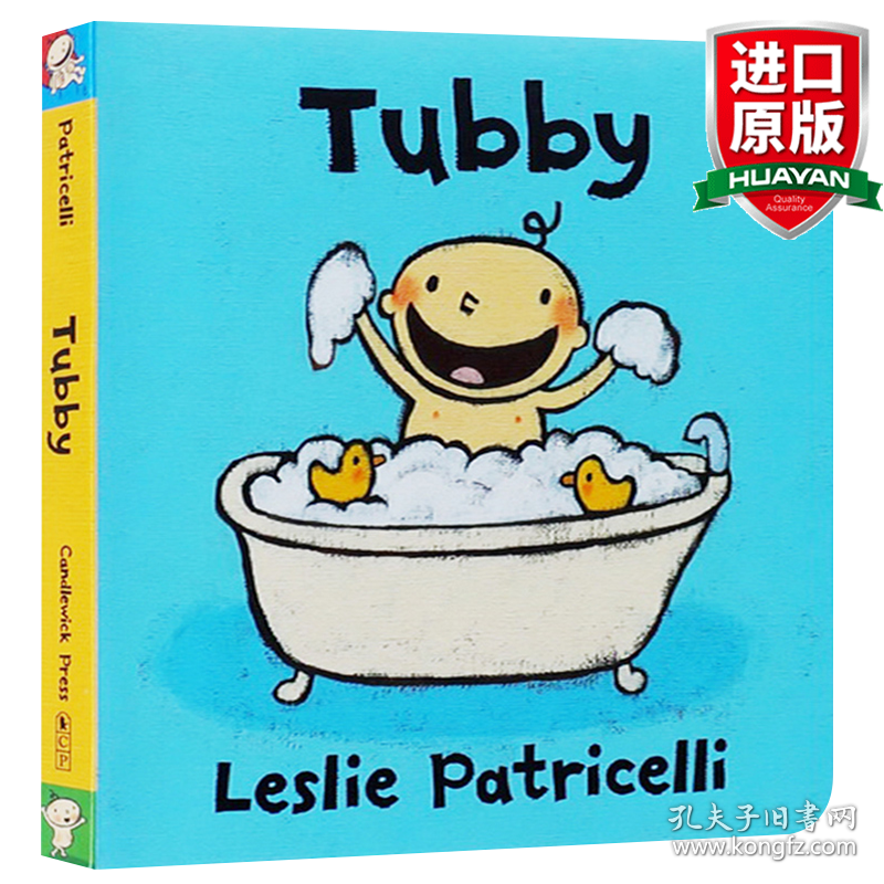 英文原版 Tubby一根毛脏小孩系列绘本 纸板书 英文版 进口英语原版书籍