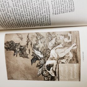 戈雅传记小说This Is the Hour：A Novel About Goya.戈雅 西班牙浪漫主义画派画家 很多图 1956年 Heritage Press 厚重,了解戈雅生平的极佳材料 众多戈雅画作作为插图 保存完好未翻阅 外部自然老化 书口和标题页有点点黄斑 内页新净 用纸极好，光滑而有韧性 巨厚一大册 522页