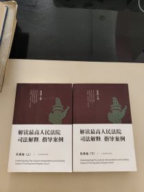 解读最高人民法院司法解释、指导案例(民事卷)(上下)