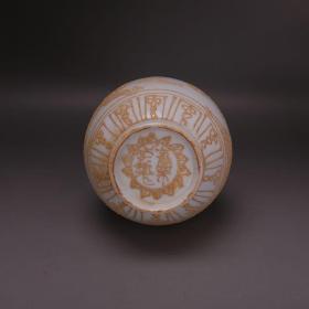 夜光瓷甜白釉薄胎瓷纯手工龙凤纹赏瓶