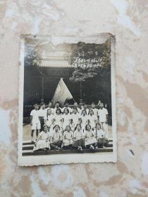 老照片合影: 1957年共青团下城区