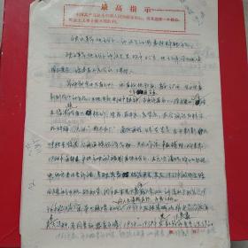 1969年，检举揭发类材料 5张，河南省林县（今林州市）。（生日票据，历史档案，手写资料类收据）。（33-3）