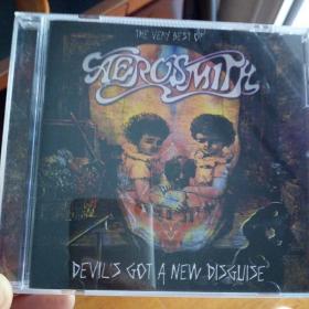 原版cd  the best of  aerosmith   devil's got a new disguise  史密斯飞船乐队精选