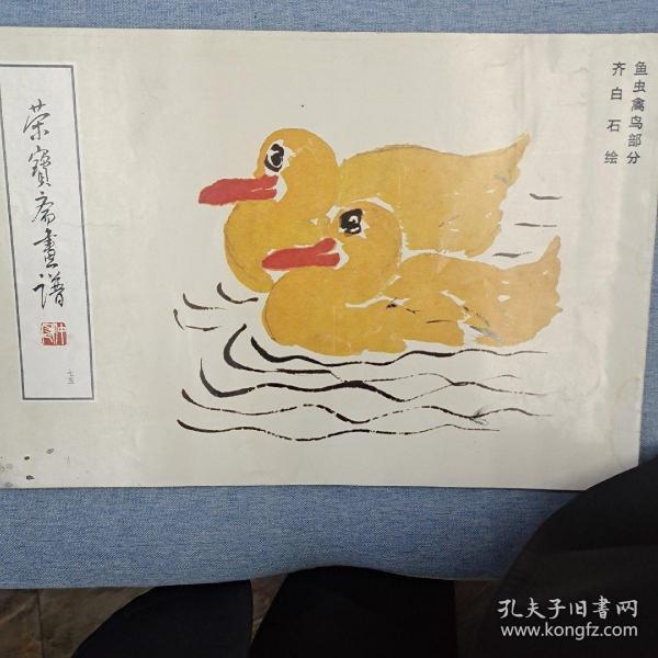 荣宝斋画谱（七十五）鱼虫禽鸟部分