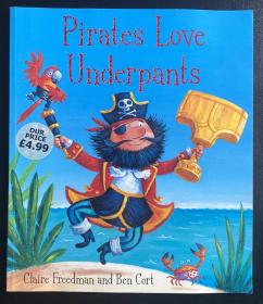 Pirates love underpants 平装 人物 儿童英文绘本