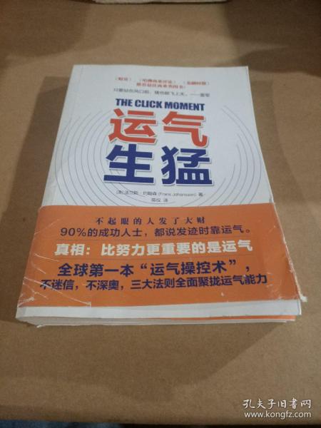 运气生猛：你为什么发不了大财？从来没人告诉你努力之后该做什么