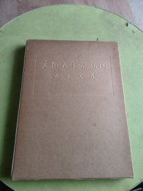 文化大**期间出土文物第一辑精装版附带一册说明书