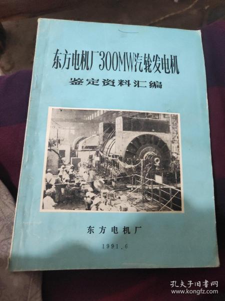 东方电机厂300MW汽轮发电机鉴定资料汇编