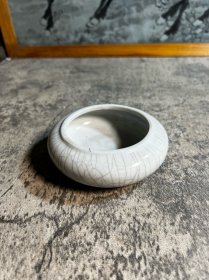 80年代，哥釉小笔洗一只