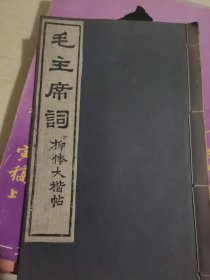 毛主席诗词（柳体大楷帖）（苏州刻石）