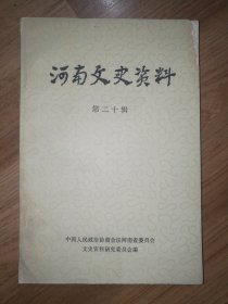 河南文史资料（第二十辑，20）