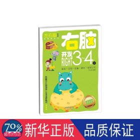 右脑开发.3-4岁/左右脑开发创意游戏书 智力开发 刘少宸