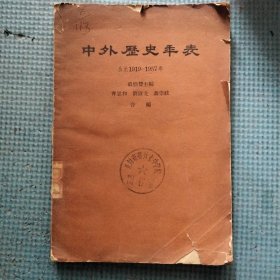 中外历史年表 公元1919——1957年