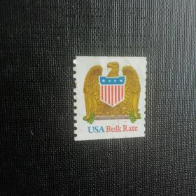 美国邮票：1991年美国国徽信销普票1枚收藏保真（国徽题材）