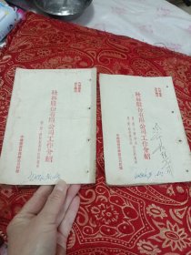 秋林股份有限公司工作介绍（两本合售，两本书里面的内容不一样）（品自定如图）