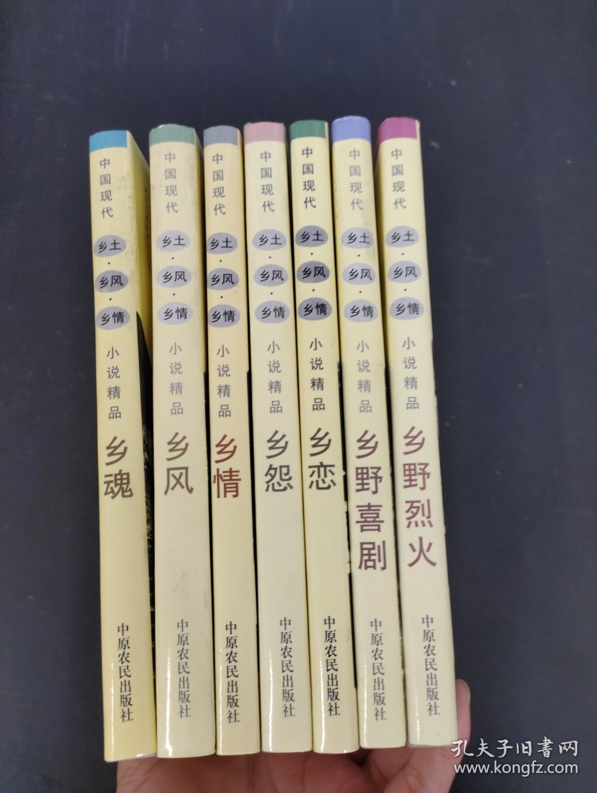 中国现代乡土·乡风·乡情小说精品（全七册 7本合售）乡野喜剧 乡野烈火 乡魂 乡恋 乡风 乡怨 乡情