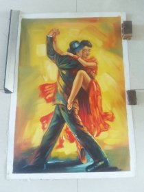精品舞蹈！纯手绘/买家自鉴油画68+98cm