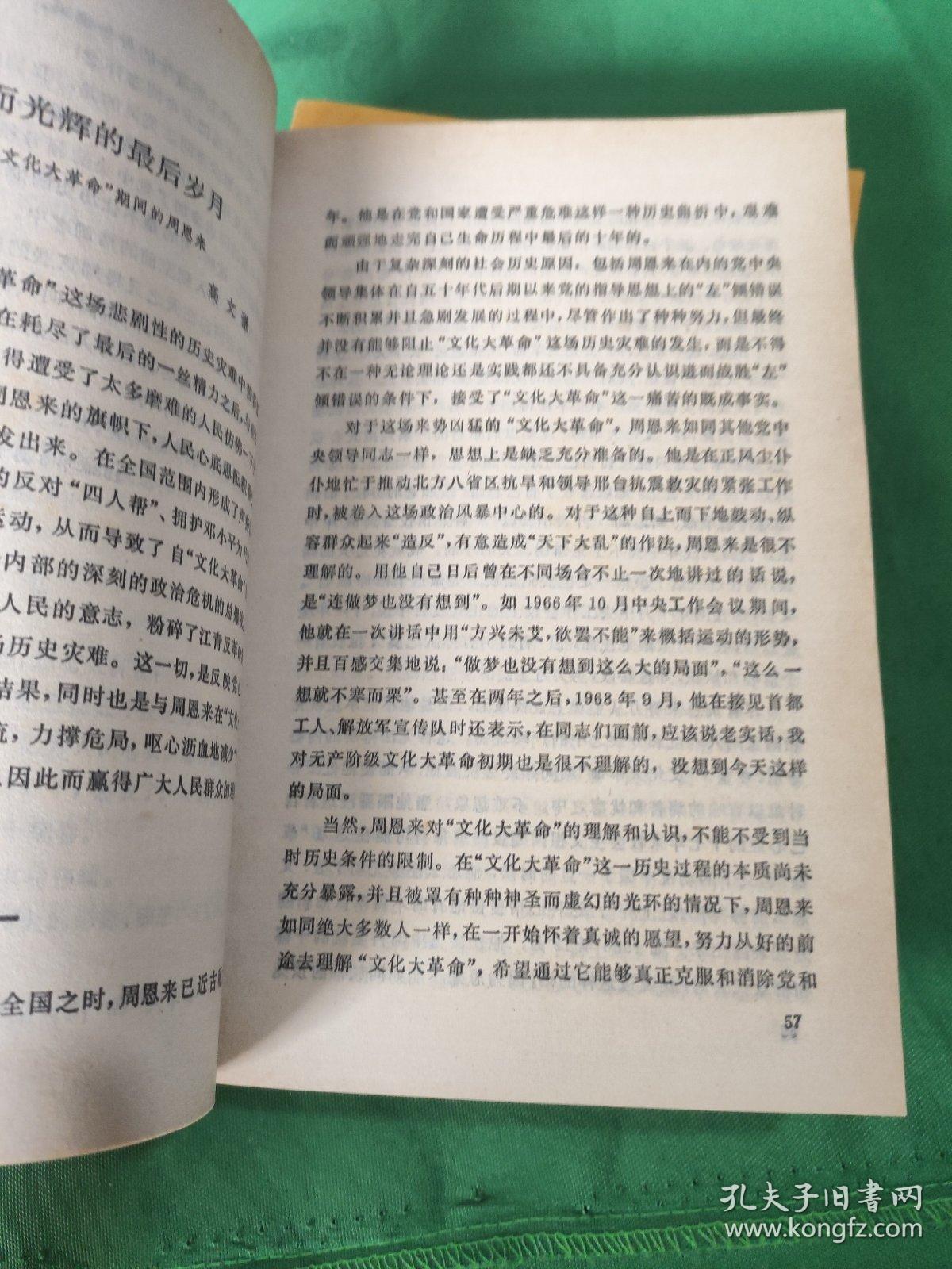 历史在这里沉思 ——1966-1976年记实 (1、2、3、6)4本合售