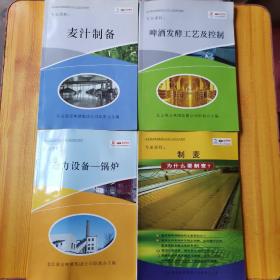 北京燕京啤酒集团公司员工培训系列教材专业课程之：麦汁制备、啤酒发酵工艺及控制、动力设备—锅炉、制麦 为什么要制麦？（4本）可单售