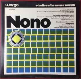 luigi nono 路易吉.诺诺作品集黑胶，wergo出品，盘面完好