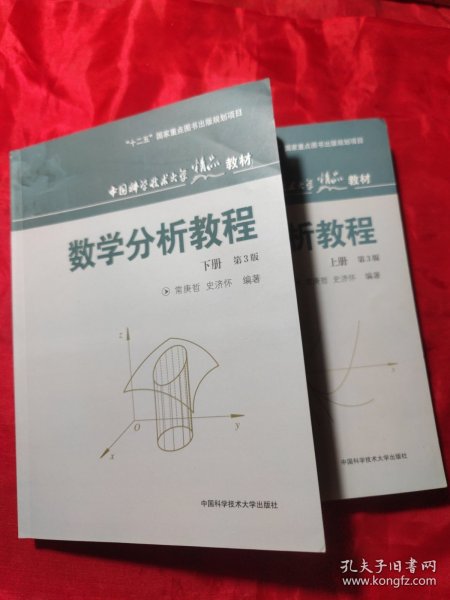 中国科学技术大学精品教材：数学分析教程（下册）（第3版）