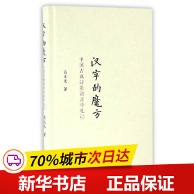 汉字的魔方 中国古典诗歌语言学札记