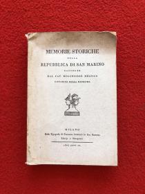 memorie storiche della repubblica di san marino dal cav melchiorre delfico