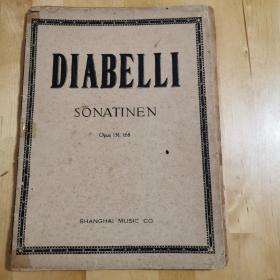 Diabelli(迪亚贝里)——民国乐谱
sonatinen opus 151，168
