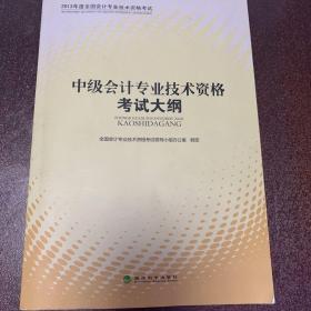 2013年度全国会计专业技术资格考试：中级会计专业技术资格考试大纲