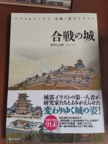 合战之城 合戦の城 香川元太郎 鳥瞰・復元イラスト 91城 品好包邮