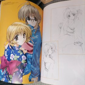日版 COMIC PARTY VISUAL FUN BOOK こみっくパーティー ビジュアルファンブック 漫画同人会 视觉粉丝书 みつみ美里/甘露树/中村毅 角色设计&原画 资料设定集画集