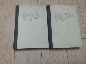 СЛОВАРЪ СИНОНИМОВ РУССКОГО ЯЗЫКА 俄语同义词词典（1、2卷 小16开精装）