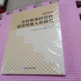 河南省农村集体经营性建设用地入市研究