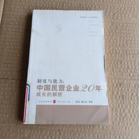 制度与能力：中国民营企业20年成长的解析