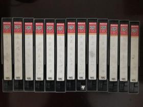 新加坡1986年电视剧《天涯同命鸟》稀缺录像带，40集13盘，向云、陈莉萍等主演