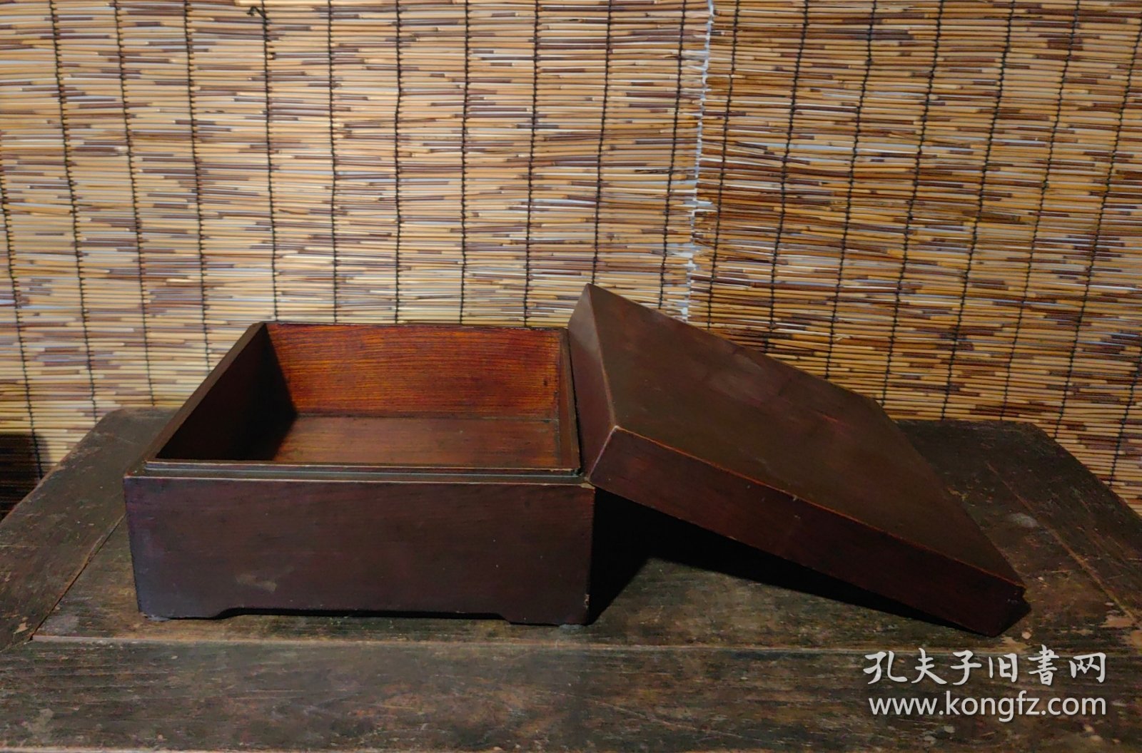 礼盒·收纳盒｜晚清时期 品相完好、包浆浑厚、纹理漂亮、书房陈设！