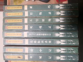 世界文学名著经典文库8本（双城记。狱中记。莫格街凶杀案。父与子 普希金秘密日记。死魂灵。五号屠场。忏悔录。亚玛）