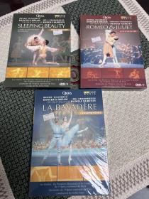巴黎歌剧院舞台实况版本DVD

《睡美人》《舞姬》《罗密欧与朱丽叶》

原装正版未拆封
