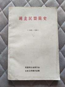 湖北民盟简史 1946--1985