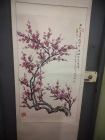 冯其庸钱绍武极推崇的，107岁无锡老乡贤画家朱枫《梅凤》四平尺左右。罕见精品。