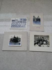 50年代公私合营三门时代照相馆黑白老照片4张