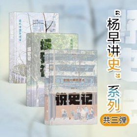 杨早讲史3册套装：城史记+说史记+野史记“活的近代史”