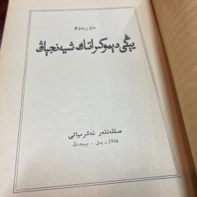 新民主主义的宪法  维吾尔文