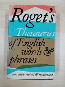 Roget's Thesaurus of English Words and Phrases