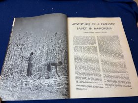 1936年5月亚细亚杂志，内容提要天津《大公报》报道伪满洲国，农获图；日本内阁总理大臣（首相）西园寺公望及会议；蒋介石的特工；川陕苏维埃政府发行的纸币、银币及布匹，防御工事落成碑；首位对川陕区进行深入考察的西方经济学者韩蔚尔（Norman Hanwell ）文章“中国工农红军”；美国著名记者安娜路易斯·斯特朗文章“自由妇女”；赛珍珠文学评论（实）