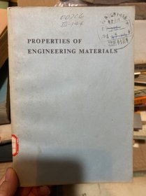 PROPERTIES OF ENGINEERING MATERIALS 工程材料的性质