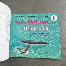 Baby Whales Drink Milk (Let's Read and Find Out) 自然科学启蒙1：喝乳汁的幼鲸